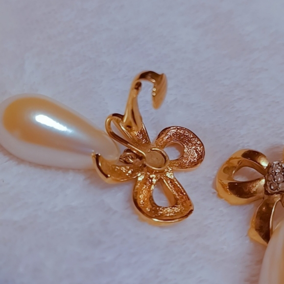 18k bathing dina fantacia earrings - Picture 5 of 5